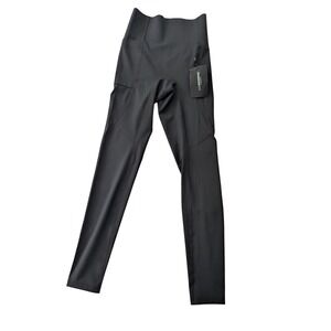 J.Lindeberg Louise Leggings Women XS Black Golf Leggings Pockets NWT